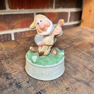 Vintage Schmid Bashful Music Box figurine